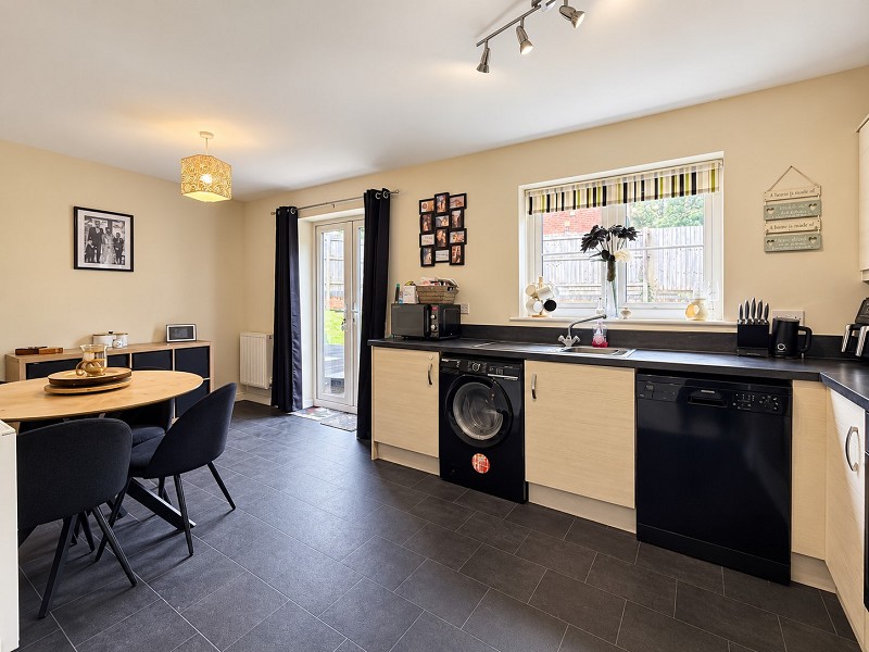 Kitchen and dining area